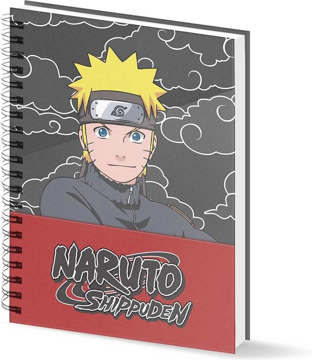 Karactermania Naruto Shippuden Notitieboek A4 Naruto Clouds Multicolours