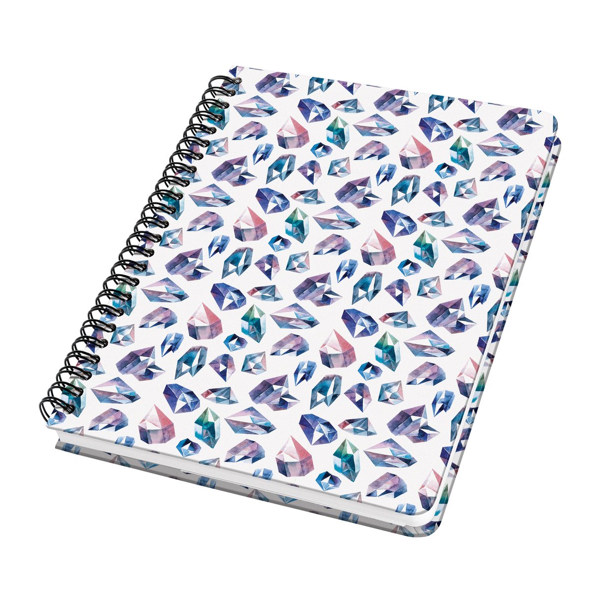 Sigel spiraal notitieboek - Jolie - A5- hardcover - 120 pagina's - dots - 100 grams papier - Fairy Gems - SI-JN616