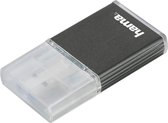 Hama USB-3.0-UHS-II-kaartlezer, SD, alu, antraciet