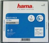 Hama CD-Multipack 6 6 schijven Transparant