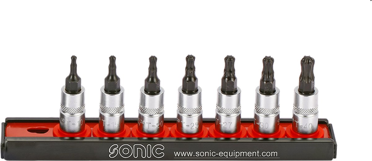 SONIC 7 Delige 1/4'' Doppenset Torx 100704