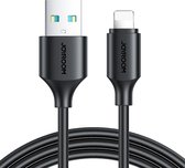 JOYROOM - Câble USB-A vers Lightning - Chargeur rapide universel adapté par exemple à iPhone ou à d'autres appareils avec une connexion Lightning - 2 mètres - 2,4 A - Zwart