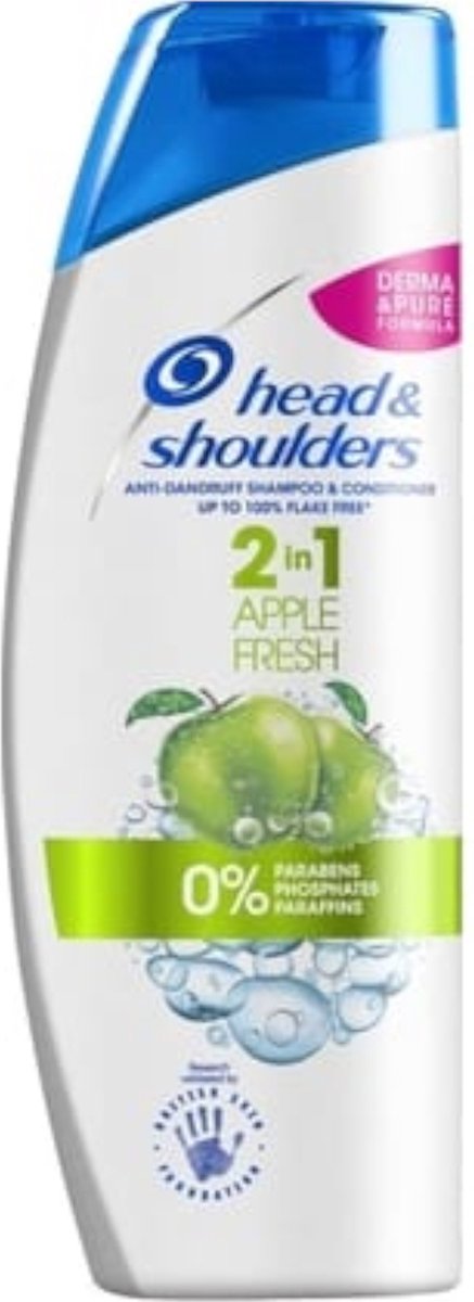 Head & Shoulders Shampoo - Apple Fresh 2 in 1 450 ml.