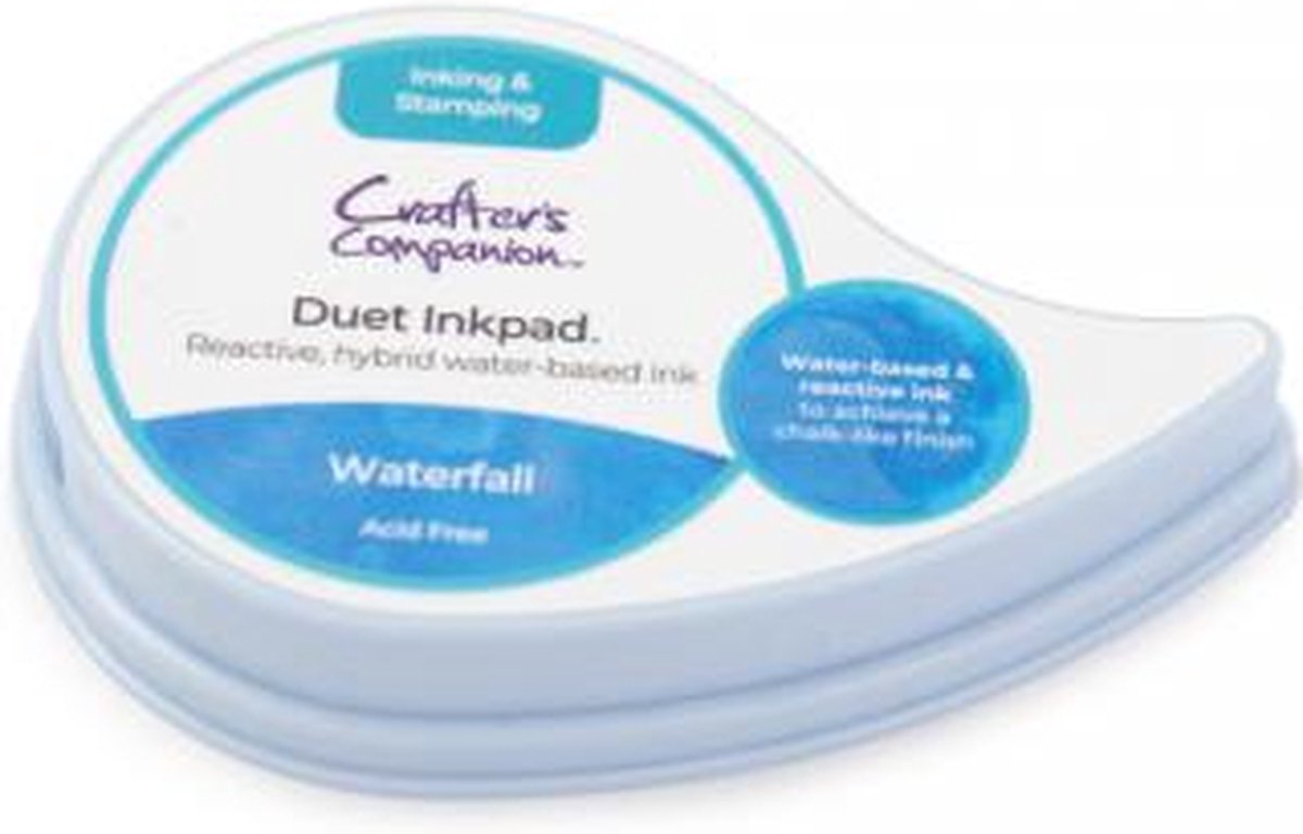 Crafter's Companion Duet Inkpad - Waterfall