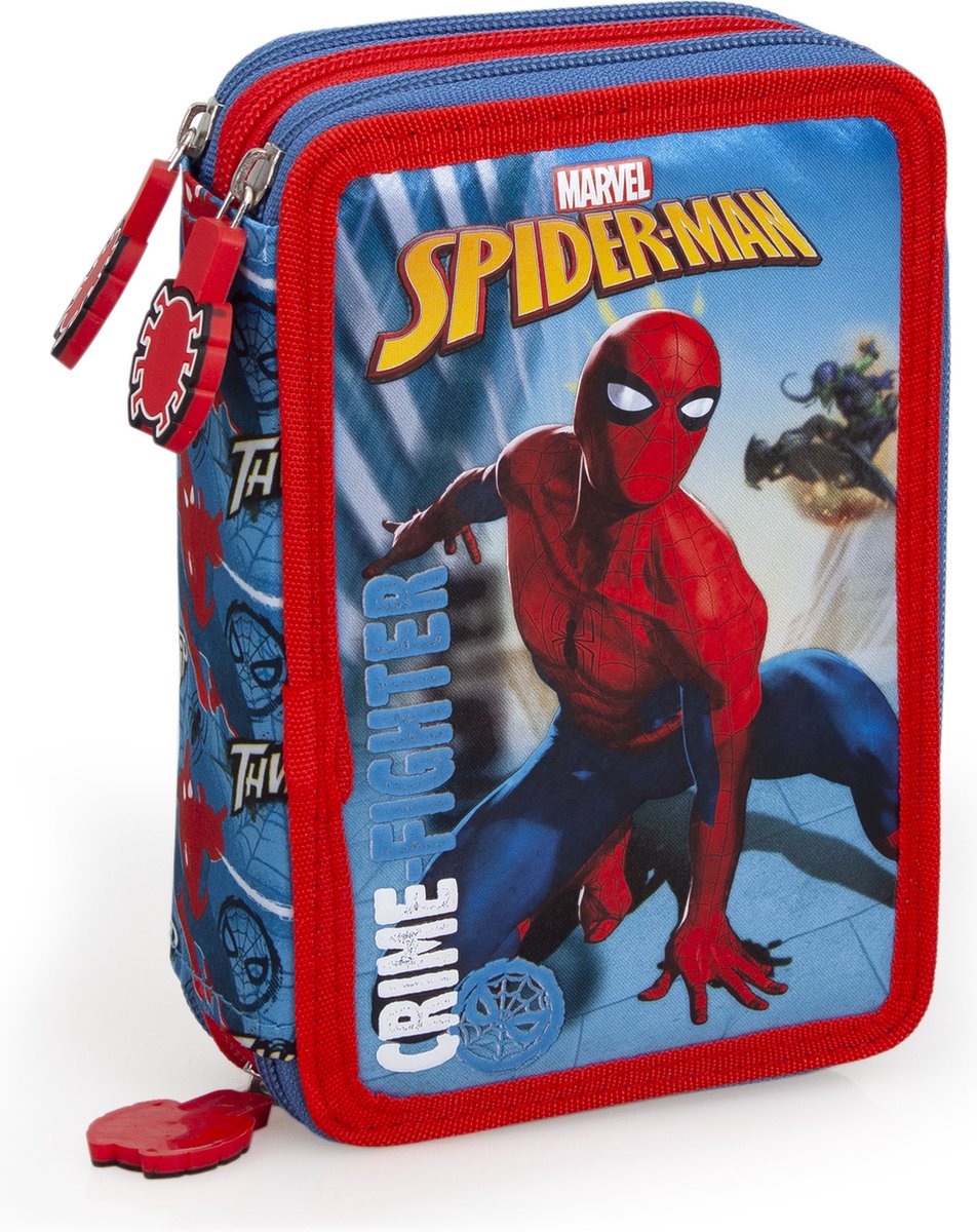 Marvel Spiderman gevulde jongens pennenetui