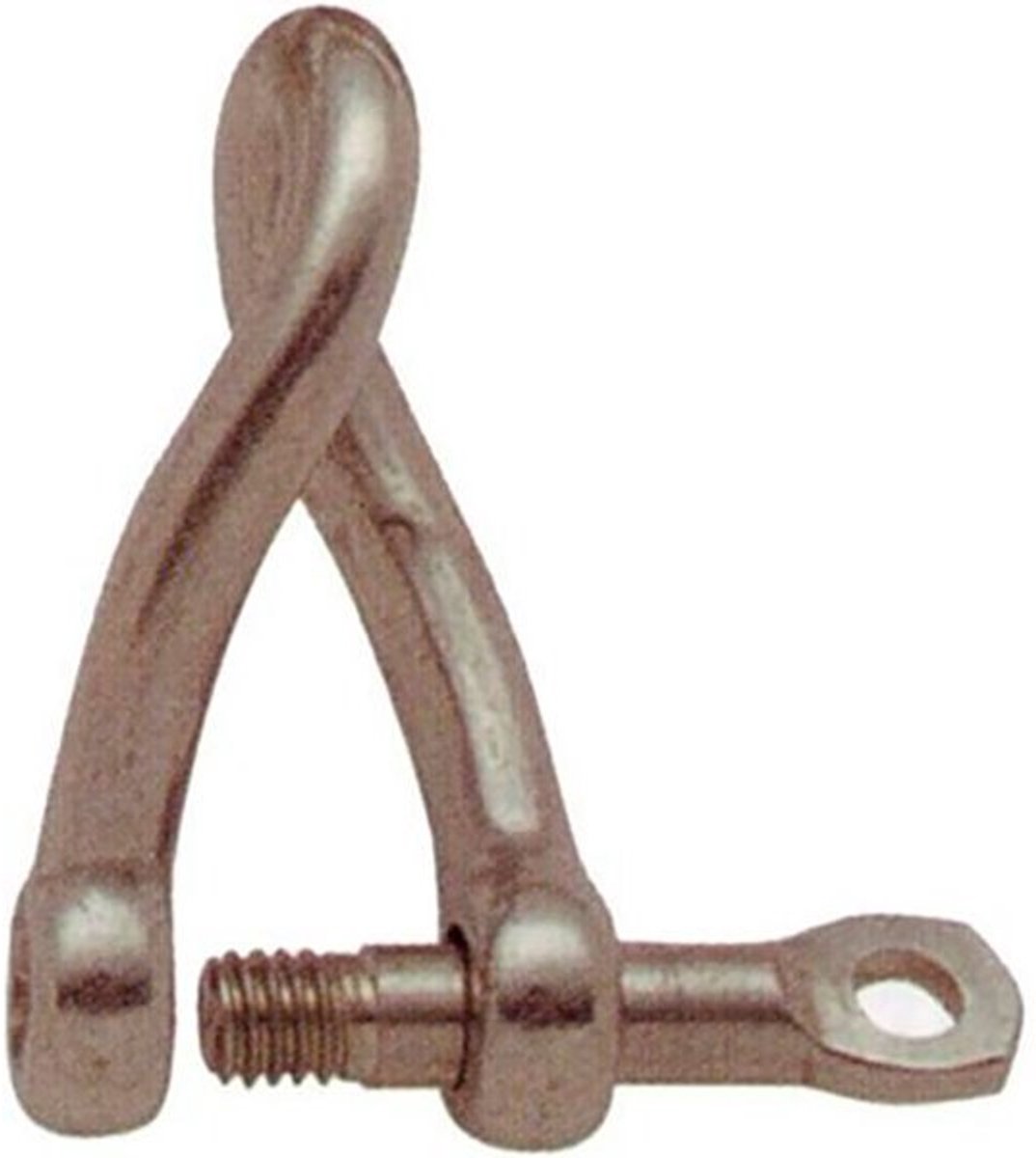 Goldenship Long Twist Harpsluiting 10 Eenheden Zilver 8 mm