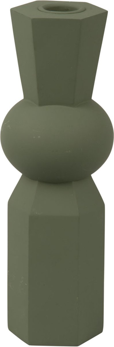 Present Time Kandelaar Geo King - Jungle Groen - Ø6,5cm - Scandinavisch,Modern