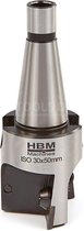 HBM ISO30 Vlakfrees met HM Wisselplaten 50 mm