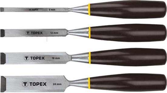 Topex Hout Beitelset 6,12,18,24