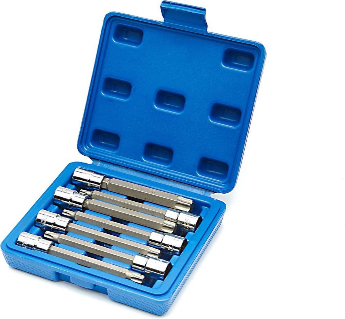 HBM 7-delige Profi 3/8 inch lange Torx doppenset T25-T60