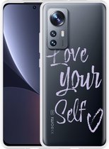 Cazy Hoesje geschikt voor Xiaomi 12 Pro Love Yourself