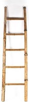 Sweet Living Decoratie Ladder Zimri Naturel - 41x5xH150 cm