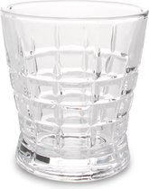 BonBistro Torso Rechthoekig Design Drinkglas - 26 cl - 6 stuks