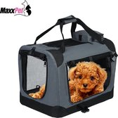 MaxxPet Hondenbench opvouwbaar - autobench - reisbench hond - transportbox - reismand - 60x42x42cm