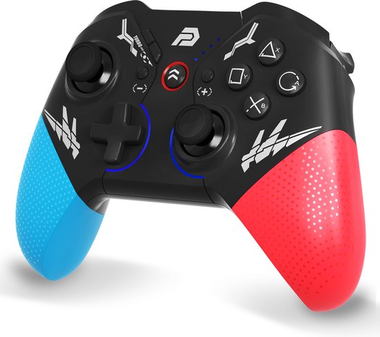 PlayCool Draadloze Pro Controller Geschikt voor Nintendo Switch / Lite / OLED - met Wake Up, RGB-licht, NFC functie, Turbo functie & Programmeerbare toetsen