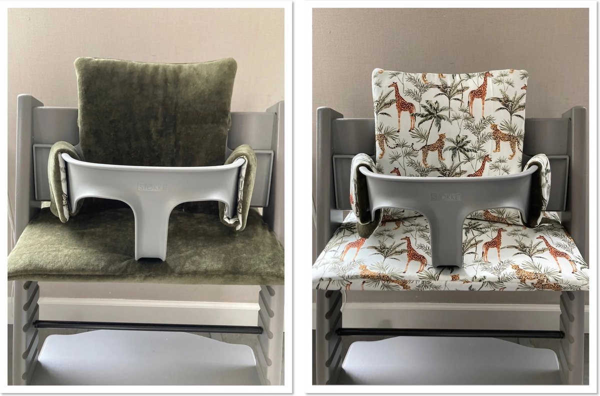 Julé Design Tripp Trapp kussenset groen / jungle