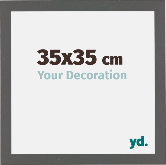 Cadre Photo Mura Votre Décoration - 35x35cm - Anthracite