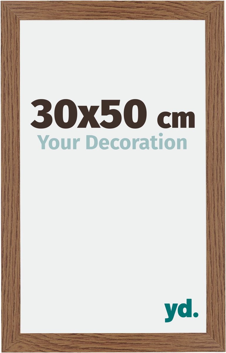 Your Decoration - Fotolijst 30x50 cm - MDF - Eiken Rustiek - Mura