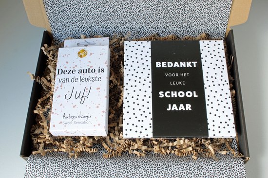 Brievenbuscadeau Juf, bedankt voor het leuke schooljaar - bedank cadeau