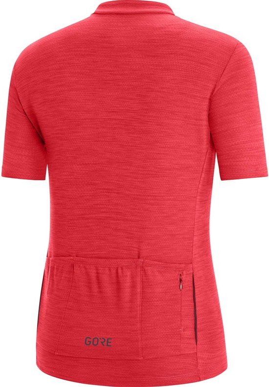 GORE WEAR C3 Maillot Femme, rouge/rose Taille EU 40