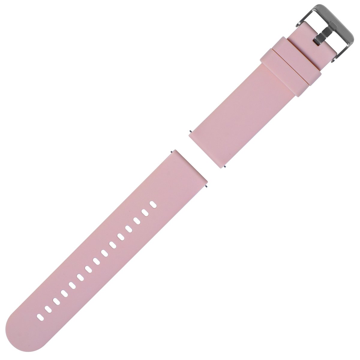 Nuvance - Horlogebandje - Horlogebandjes 22mm - Horlogebandjes Dames en Heren - Roze