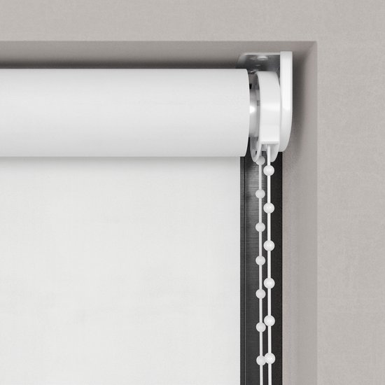 Dutchblinds Store enrouleur - occultant - Wit - 120x190cm - Décoration de fenêtre sur mesure