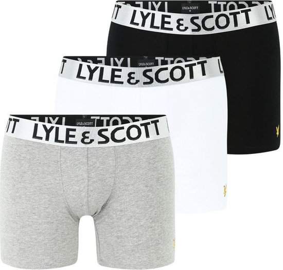 Lyle & Scott - Heren Onderbroeken Christopher 3-Pack Boxers - Multi - Maat XXL