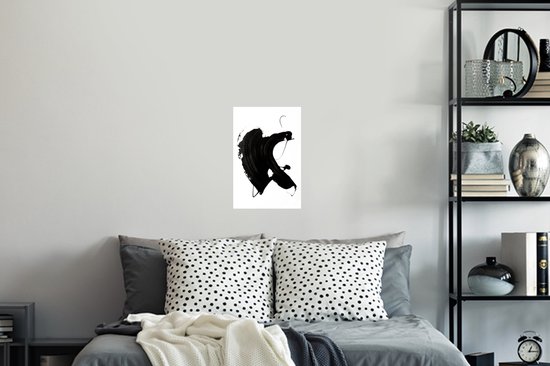 Stickers muraux - Film autocollant - Zwart - Peinture - Design - 20x30 cm - Film adhésif - Stickers muraux chambre d'enfant - Papier peint autocollant - Papier peint autocollant - Film autocollant
