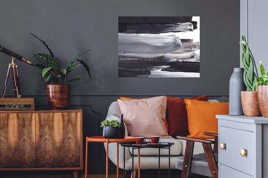 Stickers muraux - Film adhésif - Peinture - Zwart - Design - 80 x 60 cm - Film adhésif - Stickers muraux pour chambre d'enfant - Papier peint autocollant - Papier peint autocollant - Film adhésif