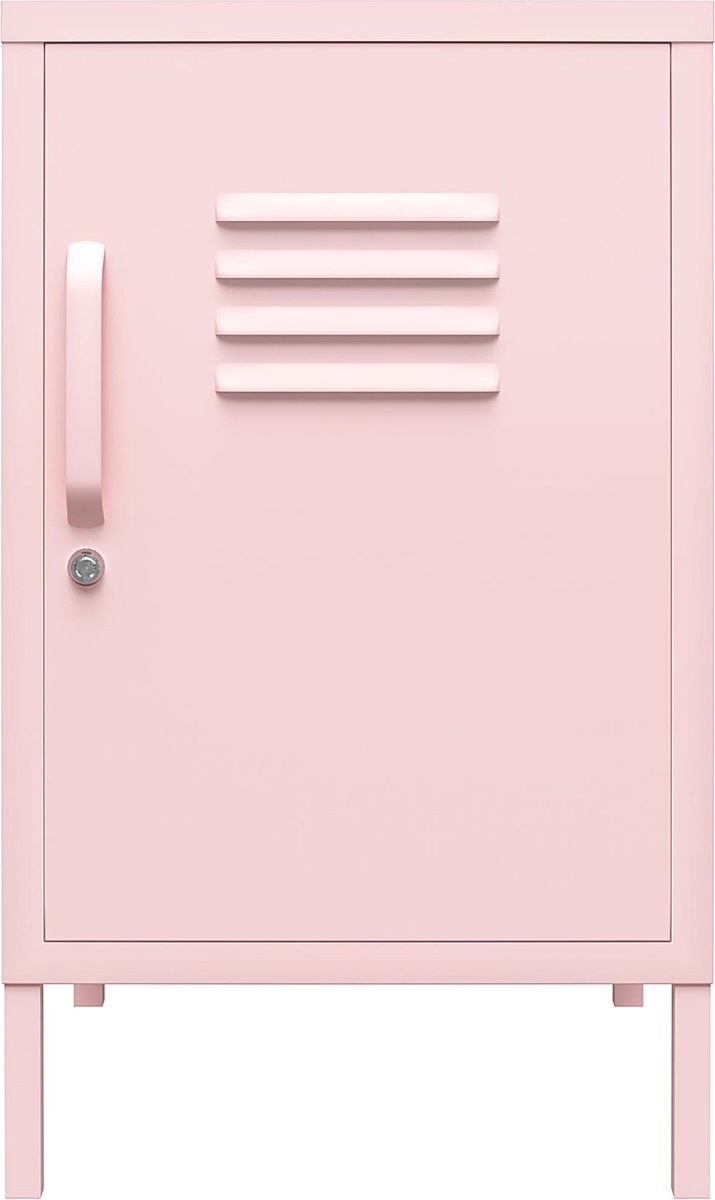 Notio Living Cache-Eindtafel - 1-deur - Roze Metaal Geel
