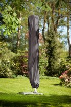 Winza Outdoor Covers - Parasolhoes LxB 250x60cm - Geschikt voor Staande & Zweefparasol Zonder Boog, Zwart/Grijs - Waterbestendig & Duurzaam Materiaal, 2 Jaar Garantie - Bescherming tegen Weer & Wind, Model 2024