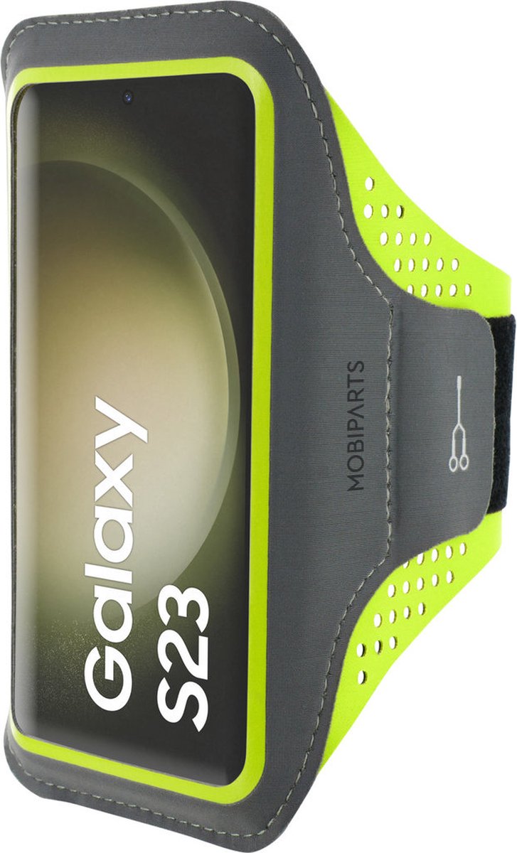 Hardloop Sportarmband geschikt voor Samsung Galaxy S23 - Groen - Mobiparts
