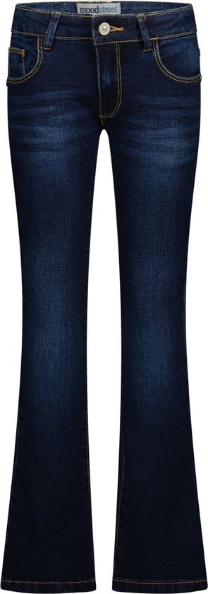 Moodstreet - Jeans Stretch Flared - Dark Used - Maat 128