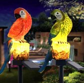 Papegaai Solar tuinlicht LED - Buitenverlichting - Tuindecoratie - Zonne-energie