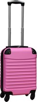 Royalty Rolls handbagage koffer met wielen 27 liter - lichtgewicht - cijferslot - licht roze