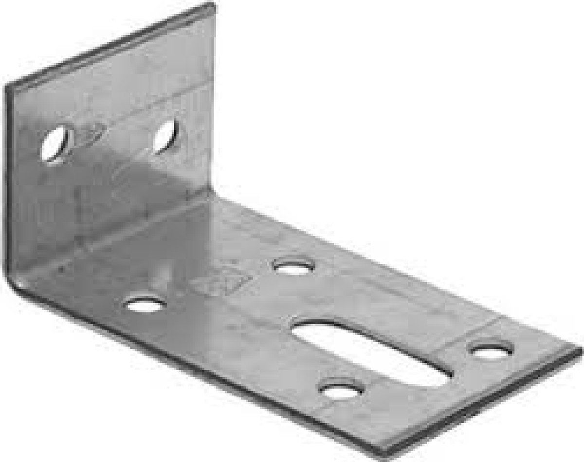 Gb hoekanker 40x80-46x2.5mm verzinkt ( a 1 st )