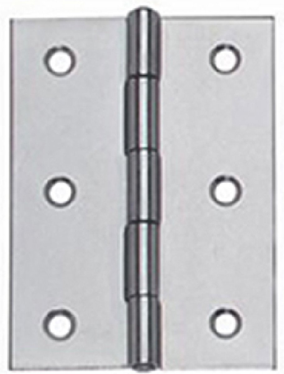 Scharnier 10501 60x34x1,25mm vp rvs a2 ( a 1 st )