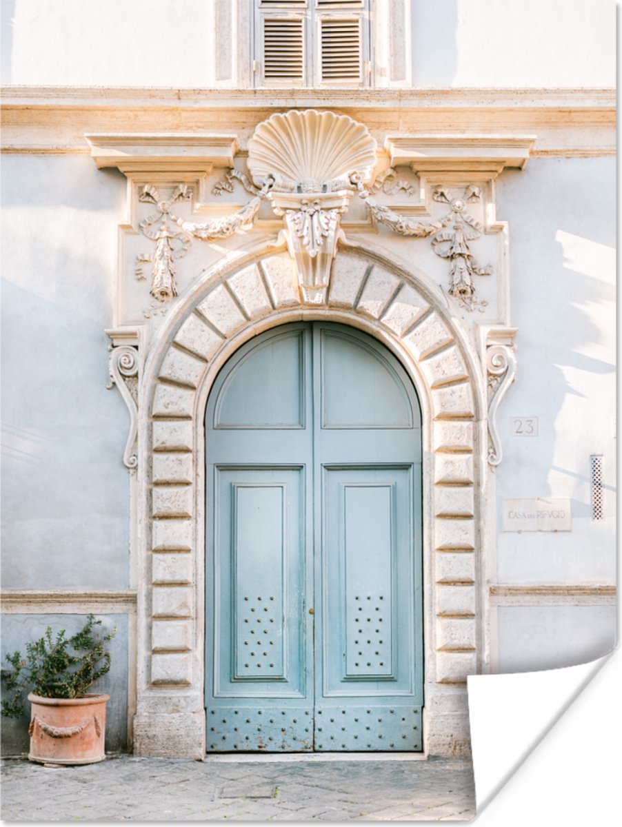 Deur - Architectuur - Blauw - Huis