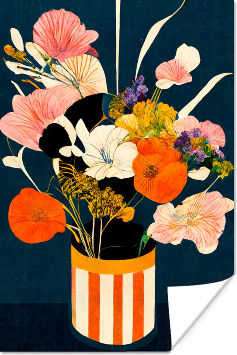 Bloemen - Vaas - Schilderij - Planten
