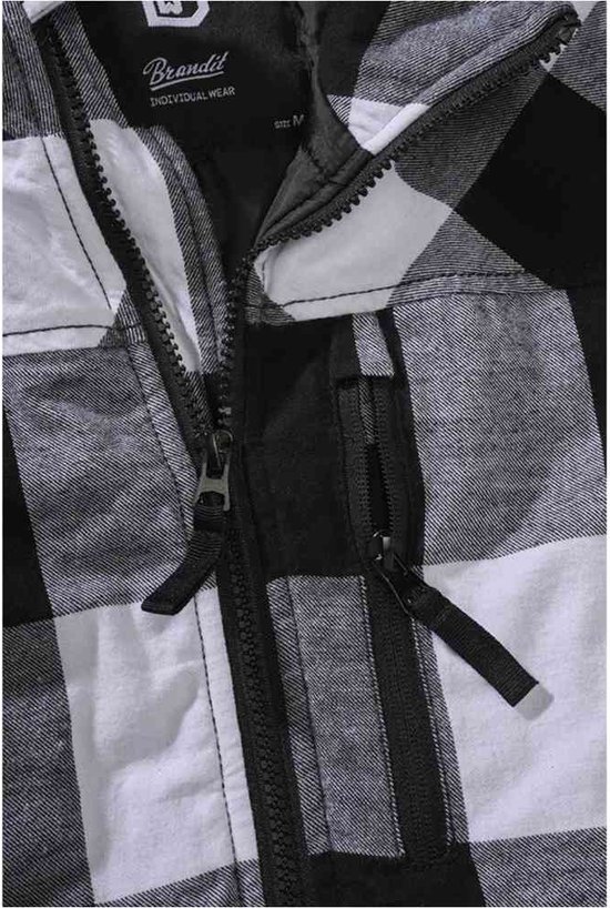 Brandit jacket Lumber Wit/Zwart