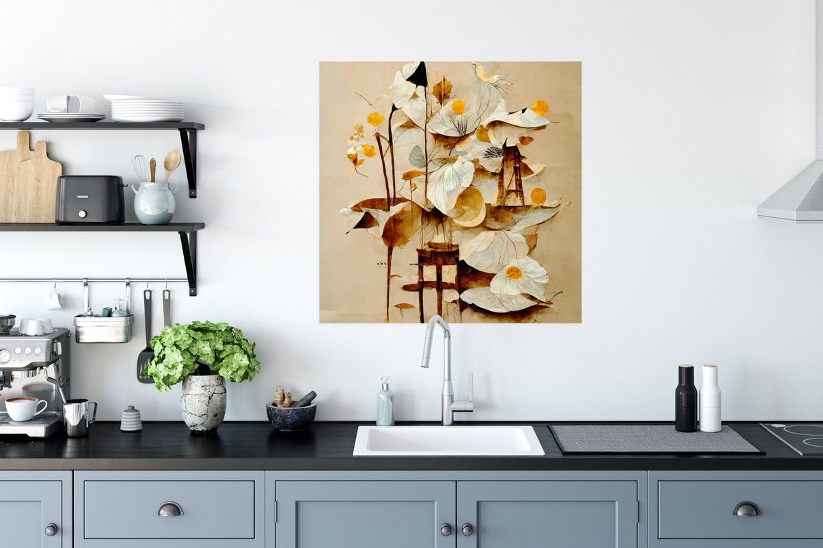 Bloemen - Wit - Planten - Vintage