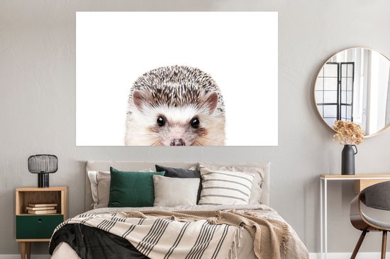 Affiche Hérisson - Animaux - Nature - Wit - 180x120 cm XXL