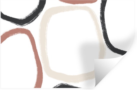 Muurstickers - Sticker Folie - Minimalisme - Geometrische vormen ...