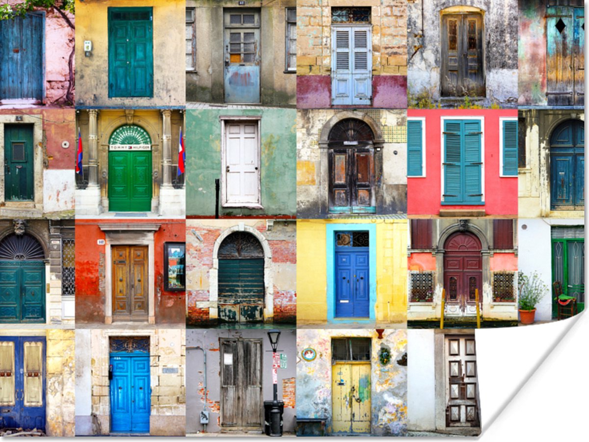 Deuren - Regenboog - Architectuur - Collage