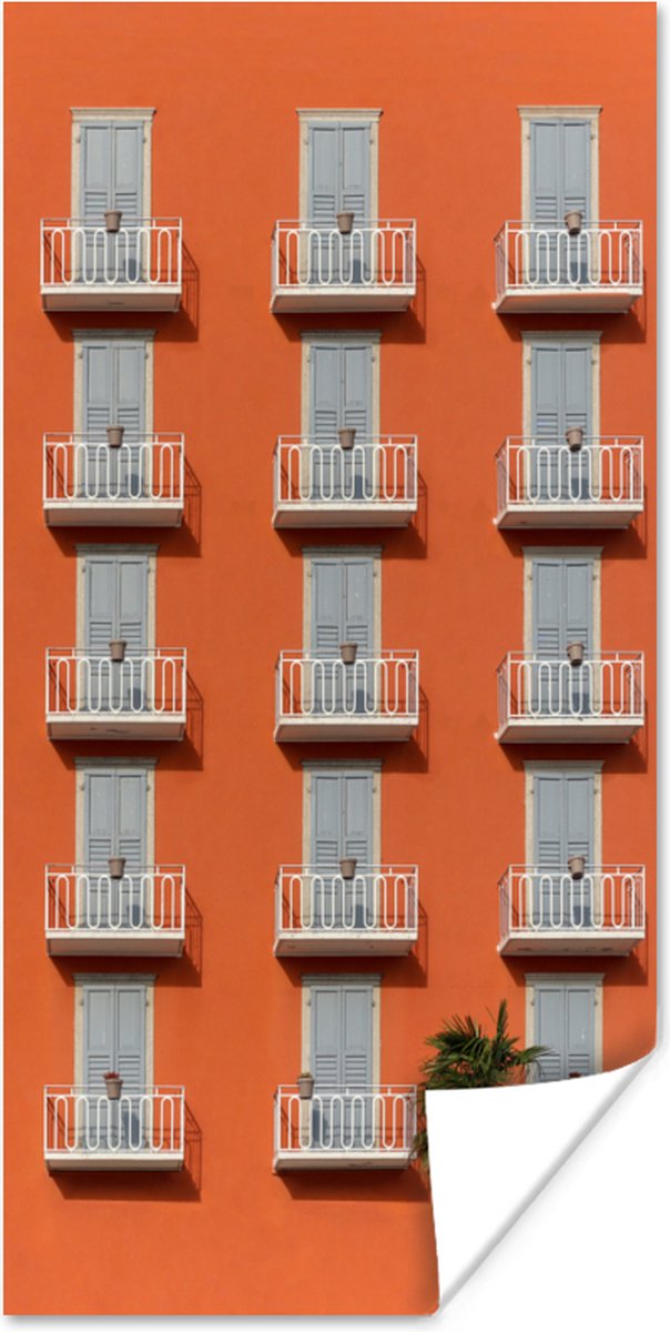 Deur - Balkon - Architectuur - Palmboom - Oranje