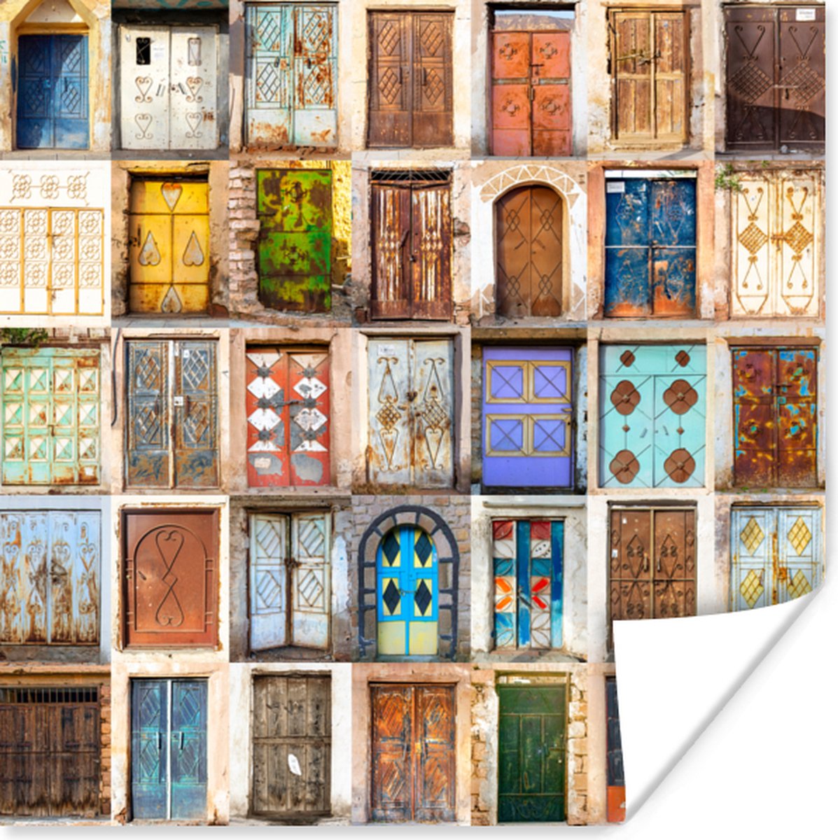 Deuren - Architectuur - Vintage - Collage