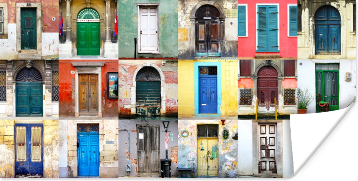 Deuren - Regenboog - Architectuur - Collage