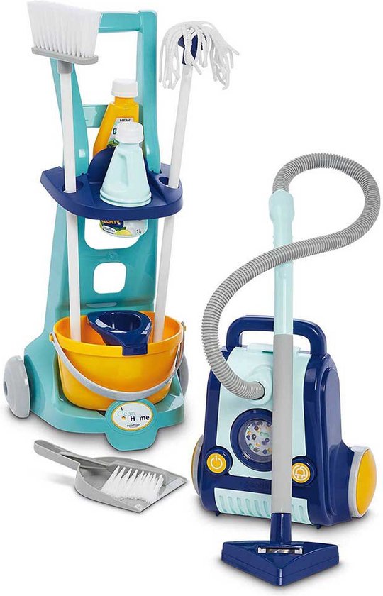 Huishoudelijke apparatuur als speelgoed Ecoiffier Cleaning Set Stofzuiger Schoonmaakkit - Ecoffier