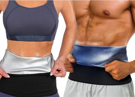 Chibaa - Sport Belly Shaper - Unisex - Sauna Shaper Buik Wrap - Training - Workout - Zweten - Afslanken - Taille - Sweat Shaper - Maat: L/XL