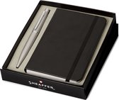 Sheaffer balpen giftset - VFM G9400 - Silver nickel plated - met A6 notebook - SF-G2940051-4